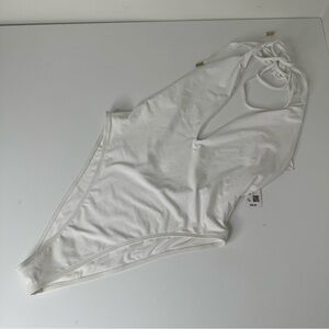 Dynamite women’s one piece white bathing suit NWT size S